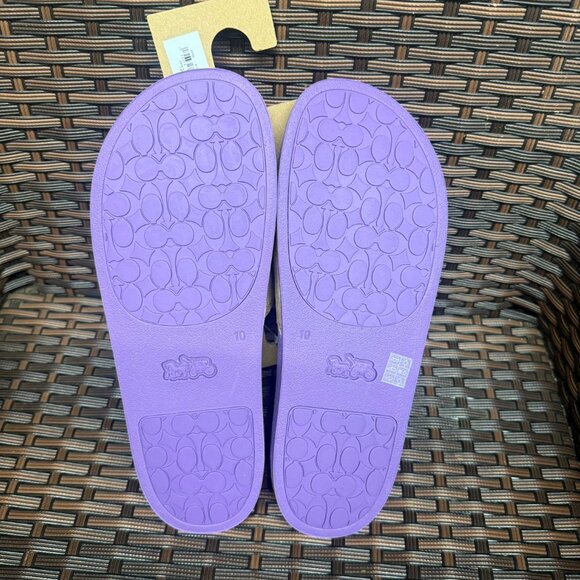 coach Udele Sport Slide In Signature Canvas With Floral Print car30 - Picture 3 of 4